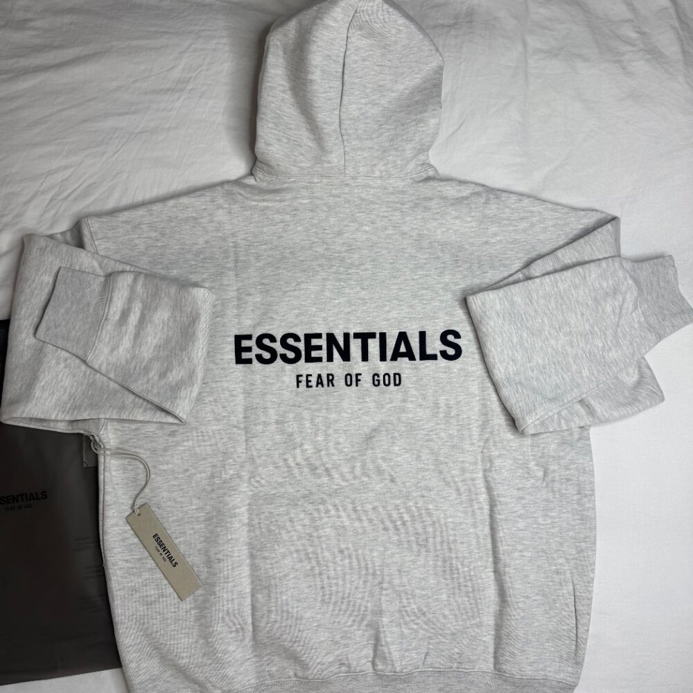 Fear Of God Essential Hoodies - Light Oat - Picture 3 of 5